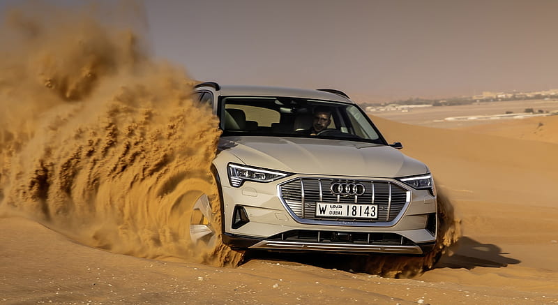 2019 Audi e-tron (Color: Siam Beige) - Off-Road , car, HD wallpaper