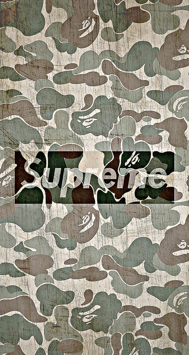 Supreme, bape, camo, HD phone wallpaper | Peakpx