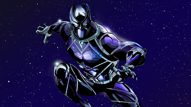 Black Panther New Artwork, black-panther, superheroes, artwork, digital-art, behance, HD wallpaper