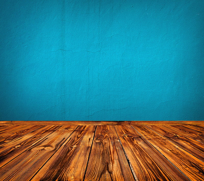 Holo Wall 2, blue, floor, hardwood, ics, jellybean, room, HD wallpaper