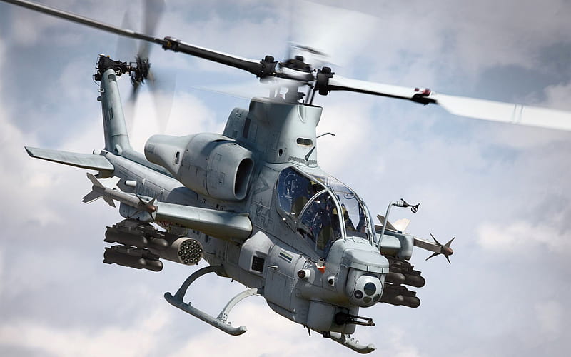 Bell AH-1Z Viper, helicopters, combat aircraft, Bell, attack helicopter, HD wallpaper