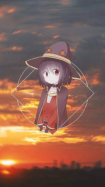 Wallpaper girl, background, anime, art, megumin, kono subarashii sek'ai is  shukufuku wo for mobile and desktop, section сёдзё, resolution 2560x1440 -  download