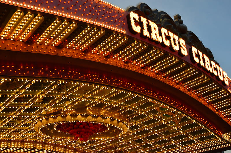 architectural graphy of Circus Circus, HD wallpaper