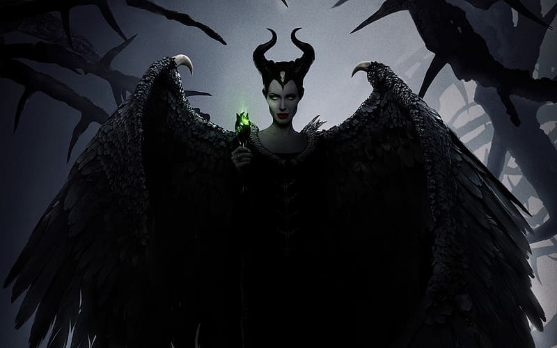 Maleficent: Mistress of Evil 2019, maleficent, movie, angelina jolie, afis, mistress of evil, poster, disney, HD wallpaper