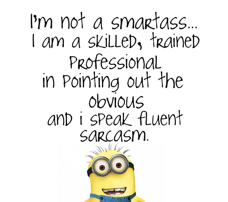Professional, cute, funny, minion, quote, saying, HD wallpaper
