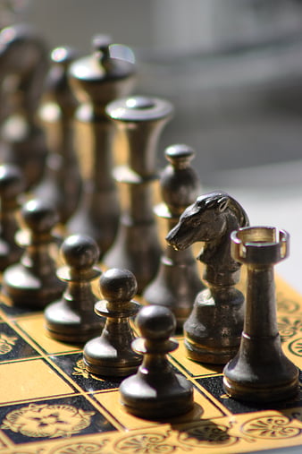 brown chess piece the game #Chess #figure #4K #wallpaper #hdwallpaper  #desktop