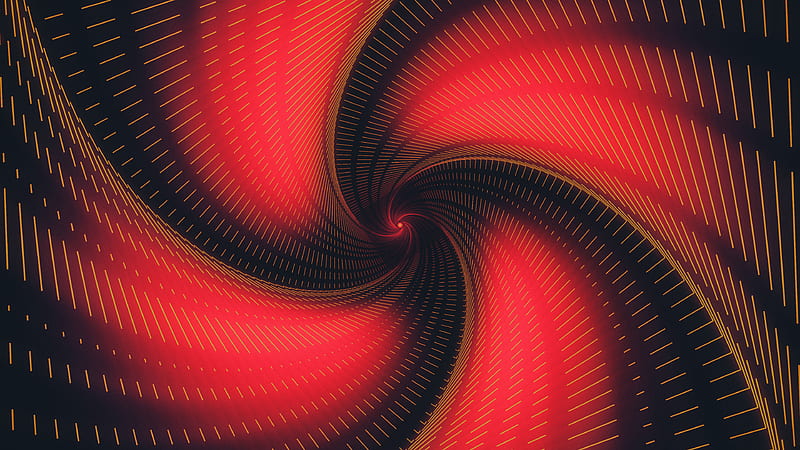 Black Red Hyphen Swirl, HD wallpaper