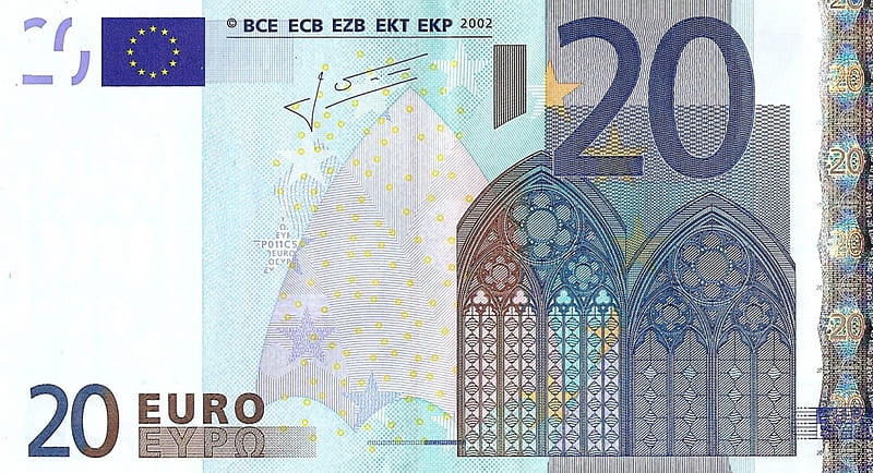 Twenty Euro, Note, 20, Currency, Euro, HD wallpaper