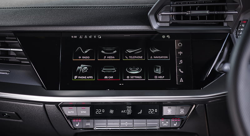2021 Audi A3 Sportback 35 TFSI (UK-Spec) - Central Console , car, HD wallpaper