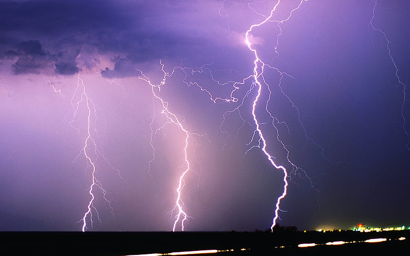 Lightning, nature, storm, weather, HD wallpaper | Peakpx