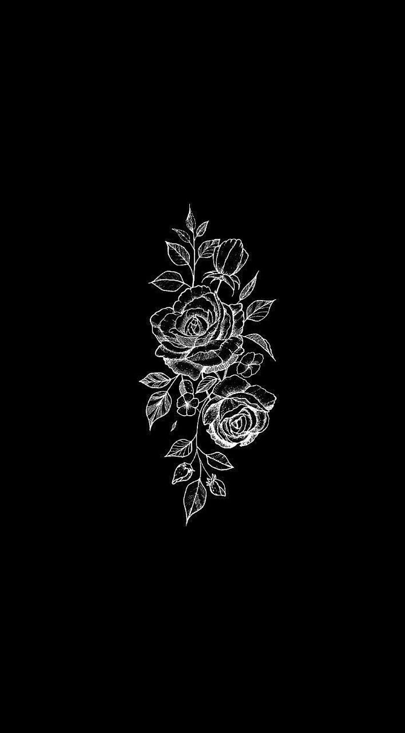 Black aesthetic rose Wallpapers Download  MobCup