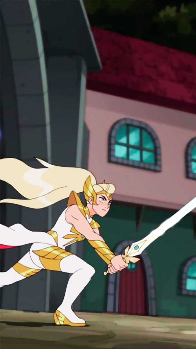 She-ra fight, adora, princess of power, ready to fight, shera, HD phone wallpaper