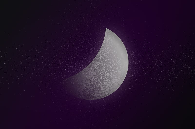 Digital Moon, HD wallpaper