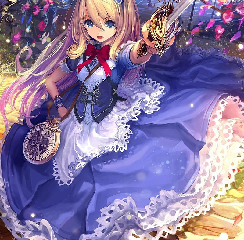 Alice In Wonderland Anime Background Wallpaper 104633 - Baltana