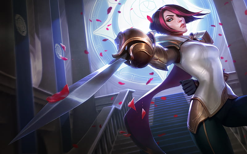 Fiora MOBA, female characters, League of Legends, HD wallpaper