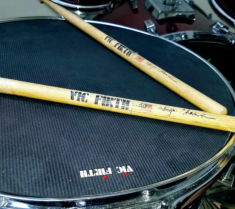 Drumsticks, drum, drum set, music, snare, sticks, vic firth, HD wallpaper