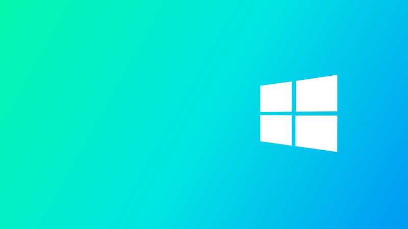 Windows 10 Cyan Logo, HD wallpaper | Peakpx