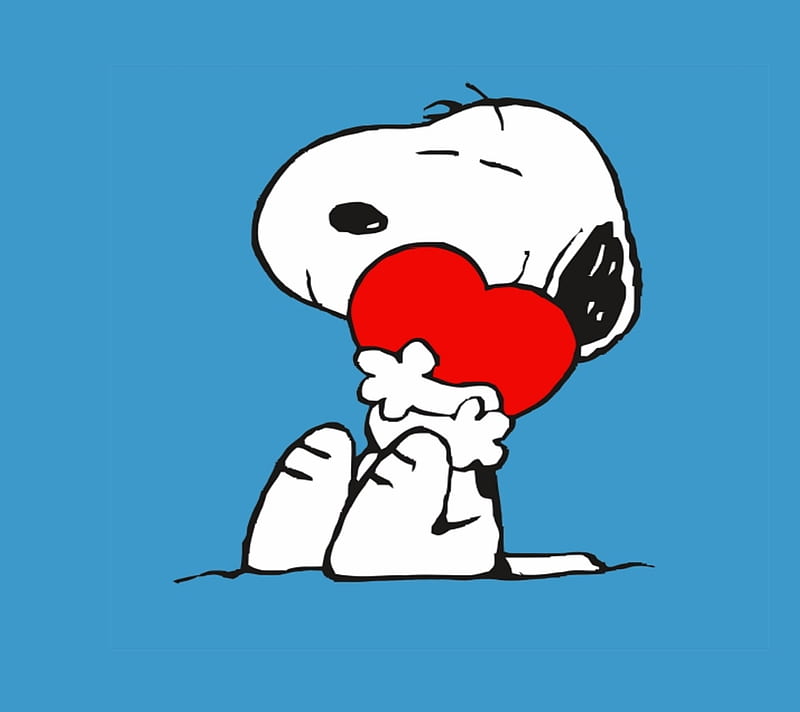Snoopy Love, cartoons, HD wallpaper