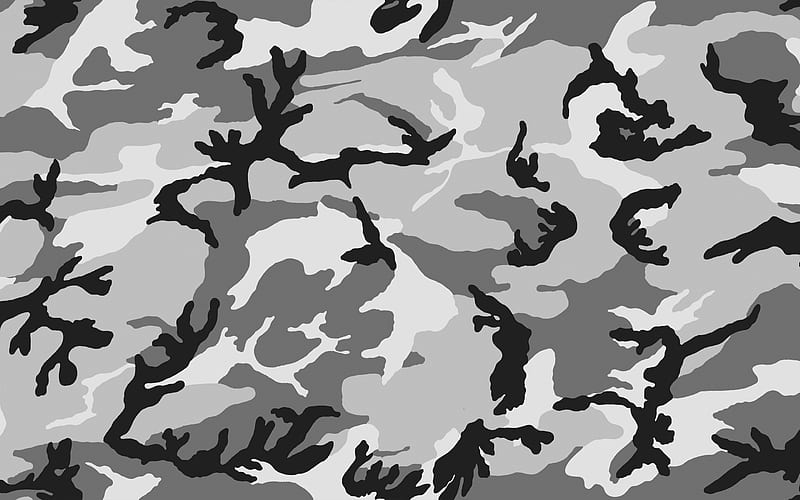 gray winter camouflage, military camouflage, camouflage backgrounds, camouflage textures, gray camouflage background, camouflage pattern, winter camouflage, HD wallpaper