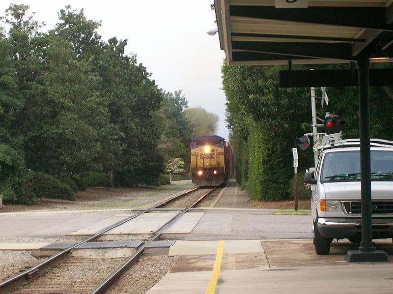 CSX, Trains, Transportation, Southern Pines NC, HD wallpaper