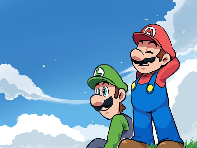 Mario, Super Mario Bros., Luigi , Mario, HD wallpaper