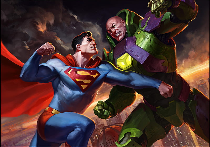 Superman Vs Lex, superman, artist, artwork, artstation, HD wallpaper
