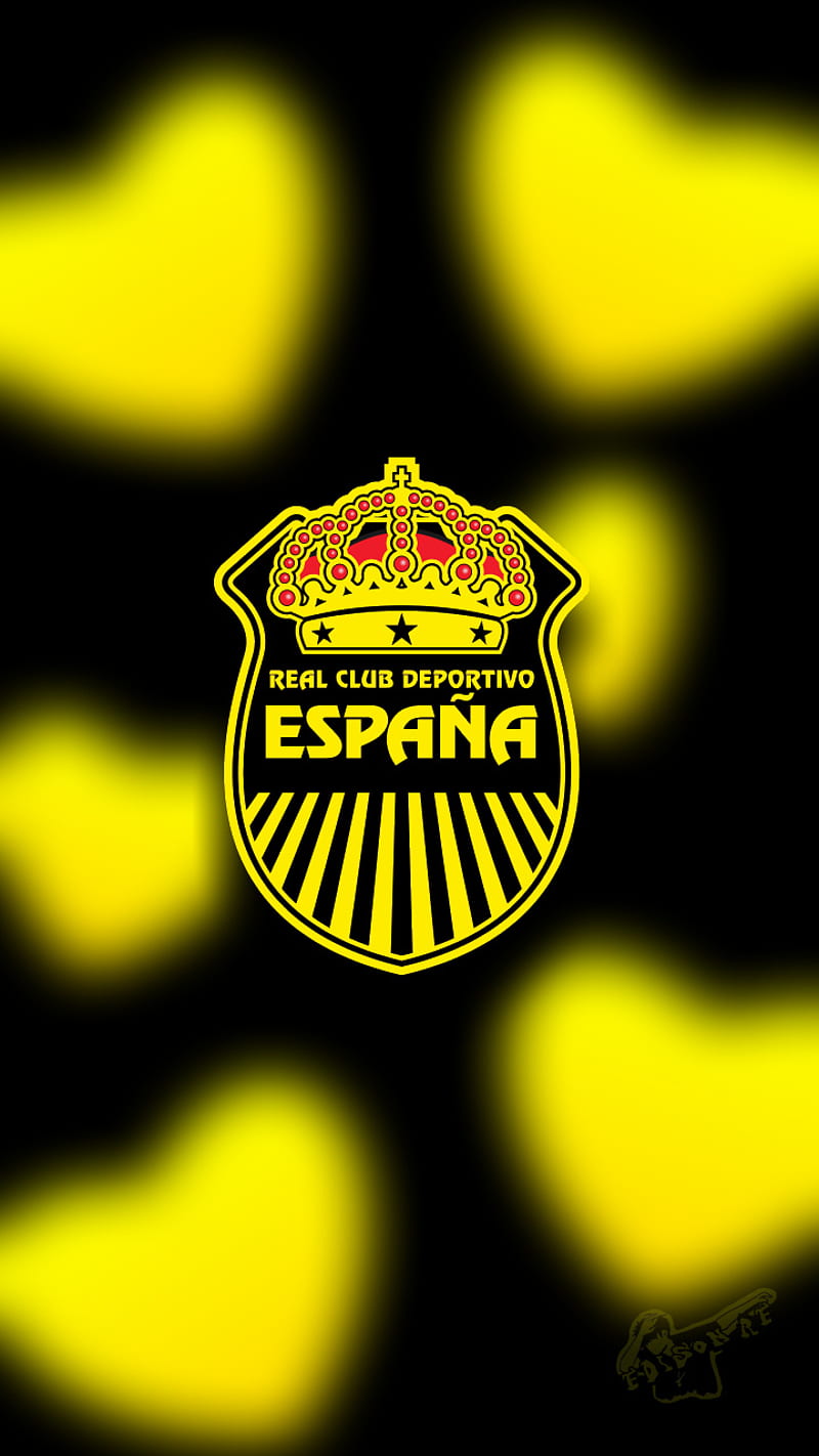 Real Espana, aurinegro, corazones, honduras, realeza, san pedro sula, HD phone wallpaper