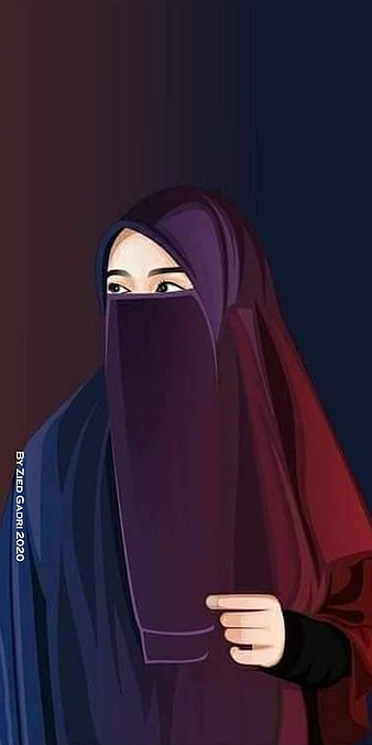 Hidden face girl, hiddenface, hijab girl, islamic pic, wings, HD phone  wallpaper | Peakpx