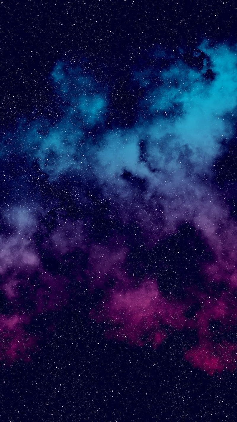 Space clouds, galaxy, colorful, blackberry, milky, purple, sky, unicorn, planet, stars, pink, HD phone wallpaper