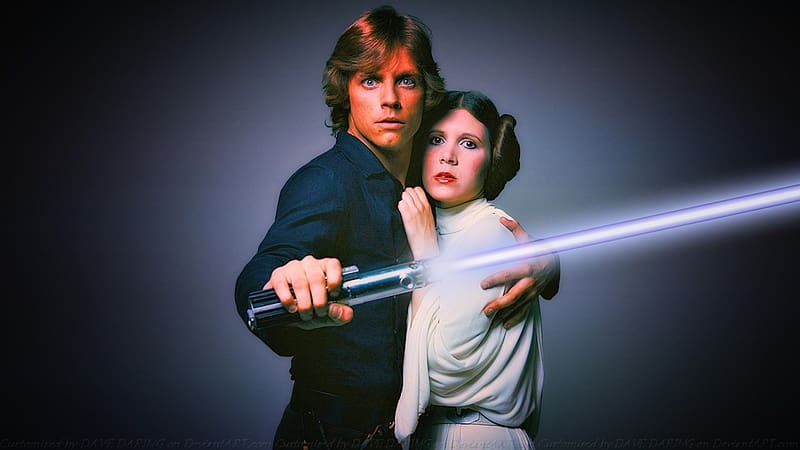 Carrie and Mark Skywalkers II, carrie and mark, skywalkers, celebrities, actrice, people, carrie fisher, HD wallpaper