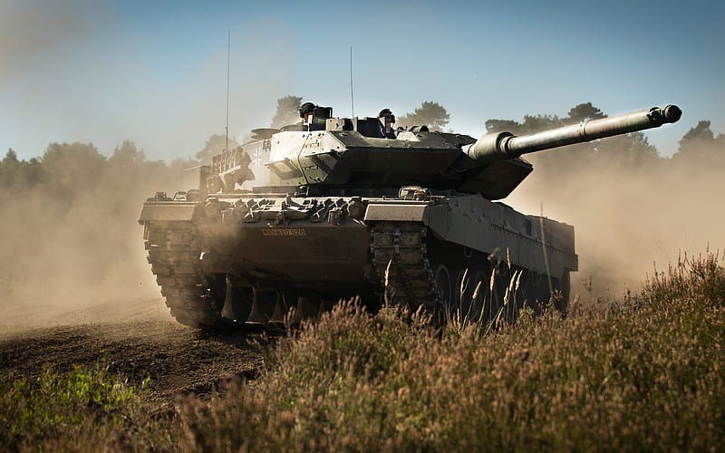 Leopard 2A6, Tank, Germany, German battle tank, field, Leopard, HD wallpaper
