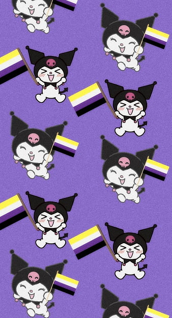 Sanrio - Kuromi & Melody in cute/kawaii outfits  Mobile wallpaper  [1080x1920] : r/SoftAesthetic