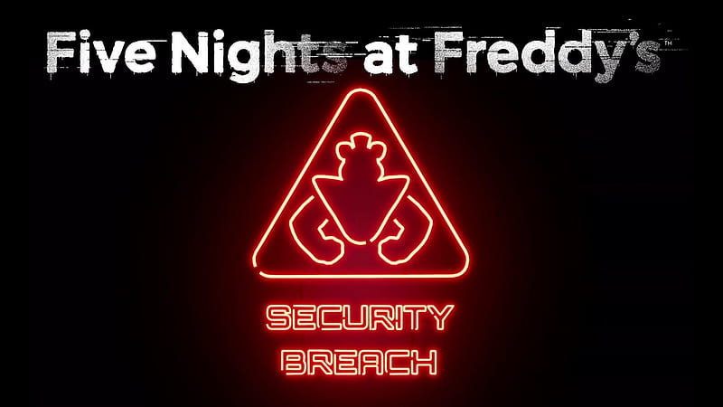 Five Nights at Freddy's, Five Nights at Freddy's: Security Breach, Logo, HD wallpaper