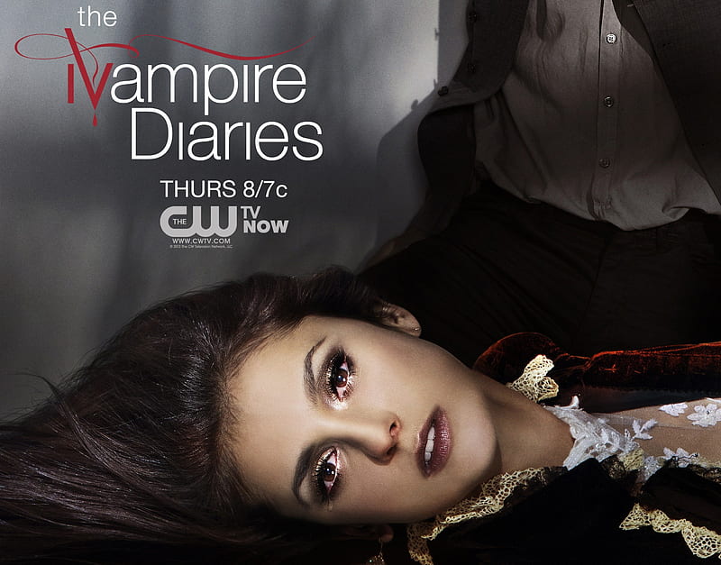 Nina Dobrev, celebrity, the vampire diaries, bonito, katherine pierce, elena gilbert, entertainment, people, tv series, actresses, HD wallpaper