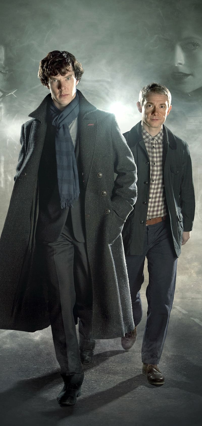Sherlock, Benedict Cumberbatch, Tv Show, Sherlock Holmes, Dr Watson, Martin man, HD phone wallpaper