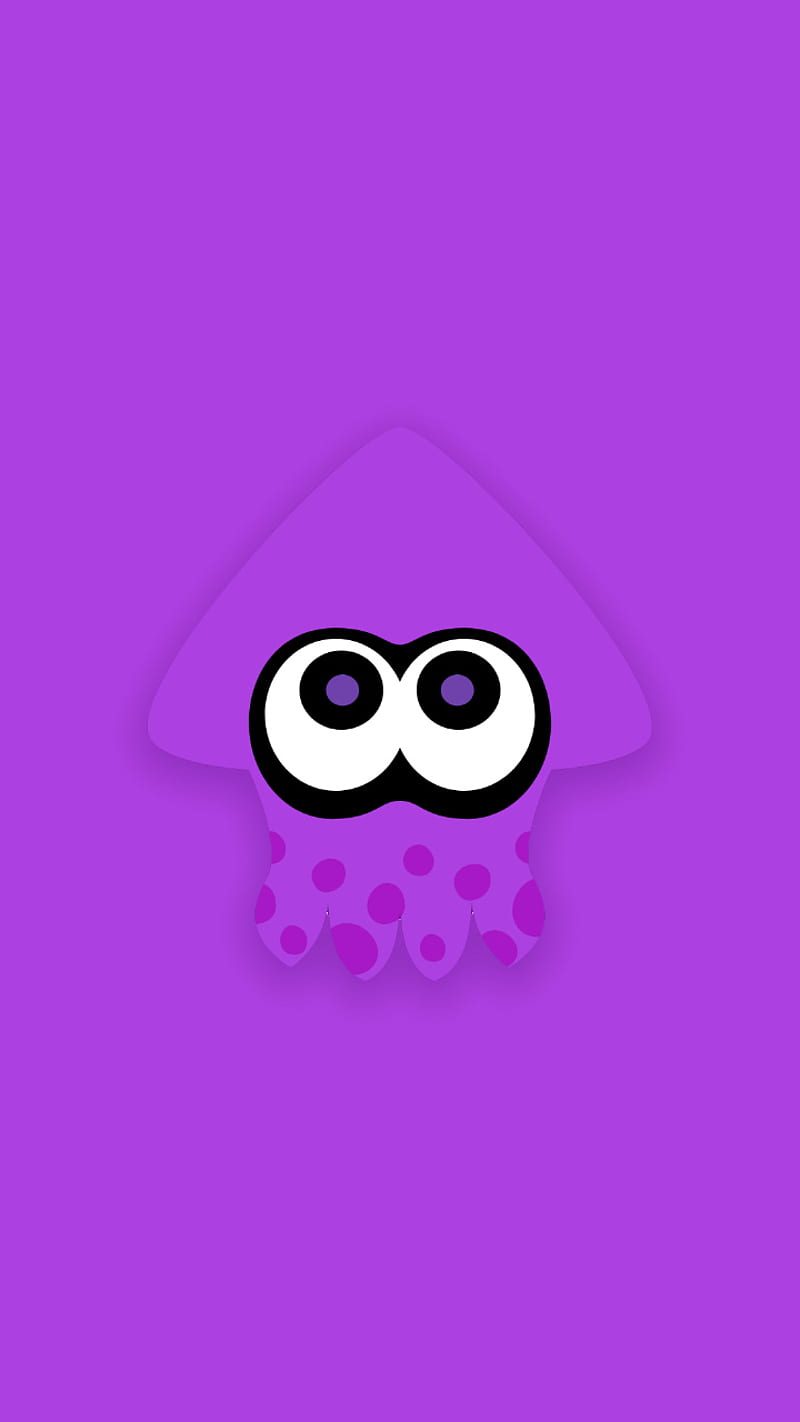 Purple Squid, purple, splatoon, squid, HD phone wallpaper