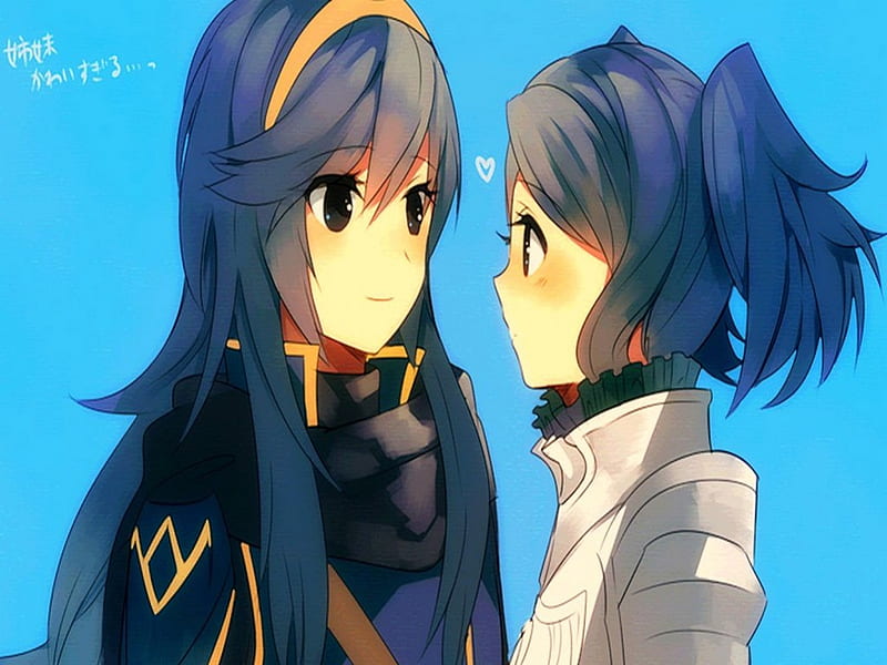 3840x2160px 4k Free Download Lucina And Cynthia Cute Blue Hair 