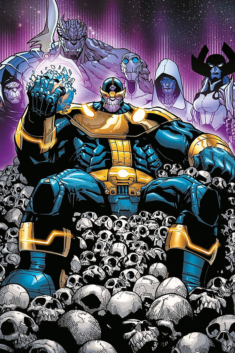 Thanos, avengers endgame, avengers infinity war, black order, infinity  gauntlet, HD phone wallpaper | Peakpx