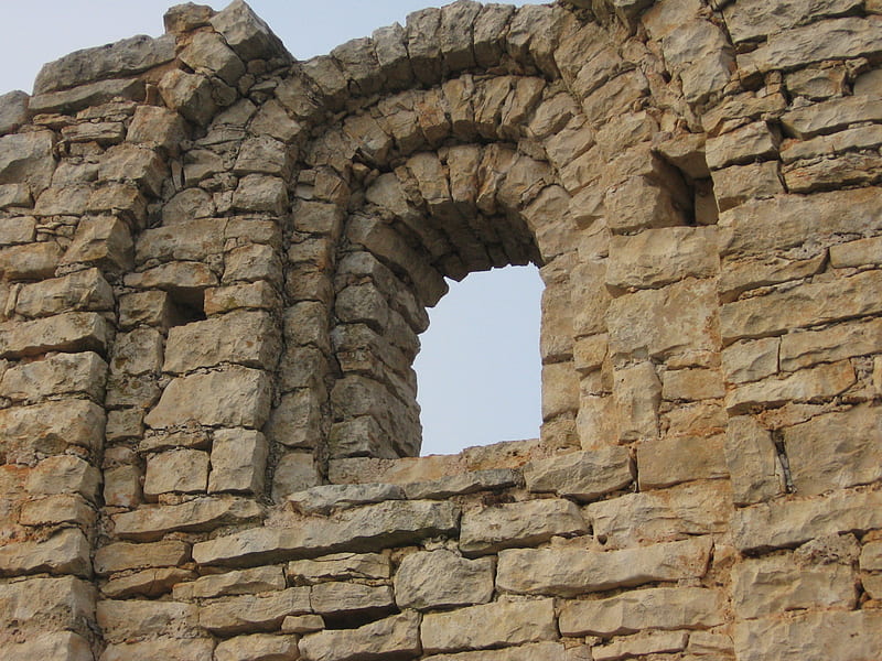 saint Cecilia, ruins, istra, church, medieval, HD wallpaper
