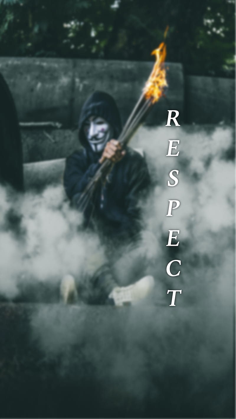 Respect, New latest, anonymous, group, hacker, joker, motivational, quotes, smoke, HD phone wallpaper