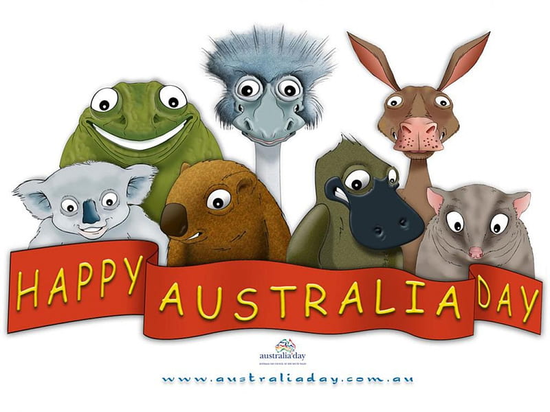 HAPPY AUSTRALIAN DAY, DAY, ANIMALS, AUSTRALIA, NATION, HD wallpaper | Peakpx