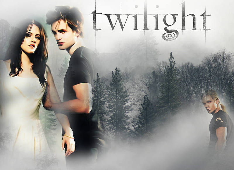 twilight, edward and bella, bella, edward, starrayne, actors, actresses, twighlight, HD wallpaper