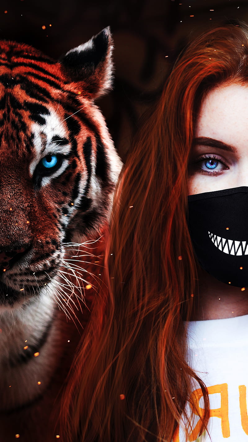Tigress, cats, tiger, HD phone wallpaper