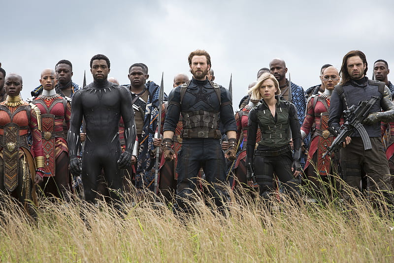 Avengers Infinity War Team In Wakanda, avengers-infinity-war, infinity-war, avengers, movies, 2018-movies, black-panther, winter-solider, black-widow, captain-america, HD wallpaper