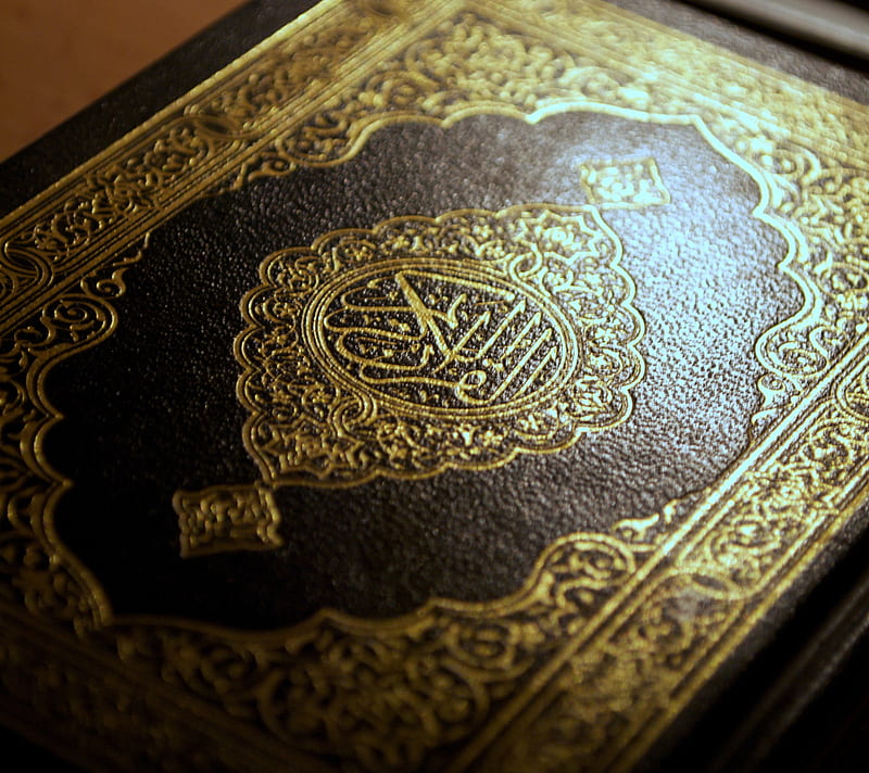 QURAN, arabic, book, calligraphy, holy, islam, HD wallpaper