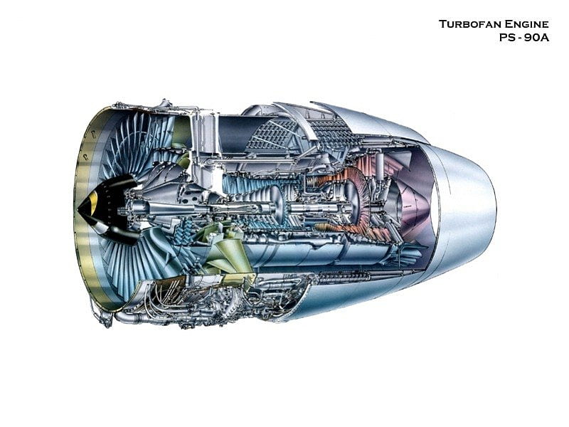 Turbofan, aircraft, airplane, engine, turbojet, jet, propulsion, HD wallpaper