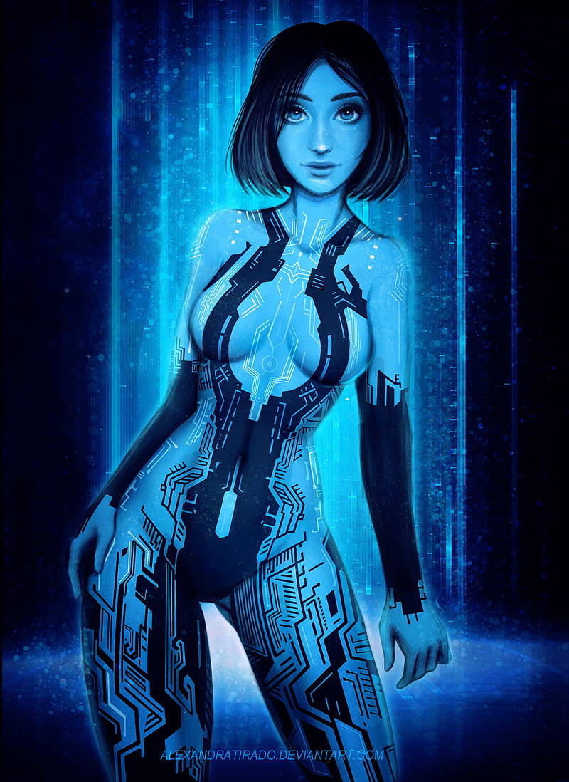 Halo Infinite  Cortana dark portrait halo infinite ctn 04529 digital  gaming HD phone wallpaper  Peakpx