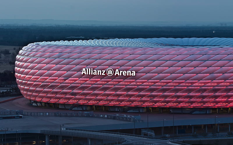 Allianz Arena, Munich football stadium, sports arena, Germany, HD wallpaper