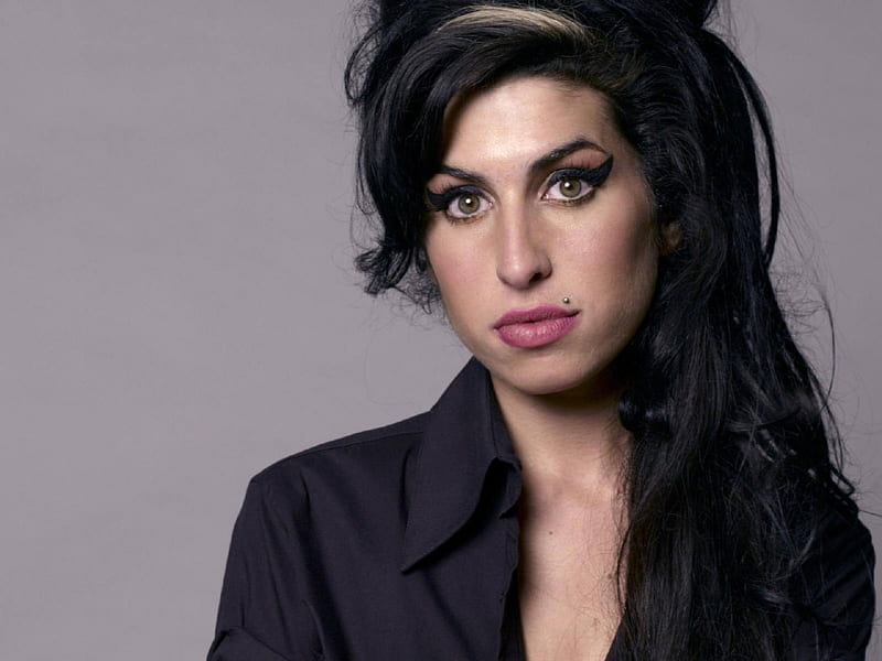 Amy Winehouse, black, red, white, to, HD wallpaper
