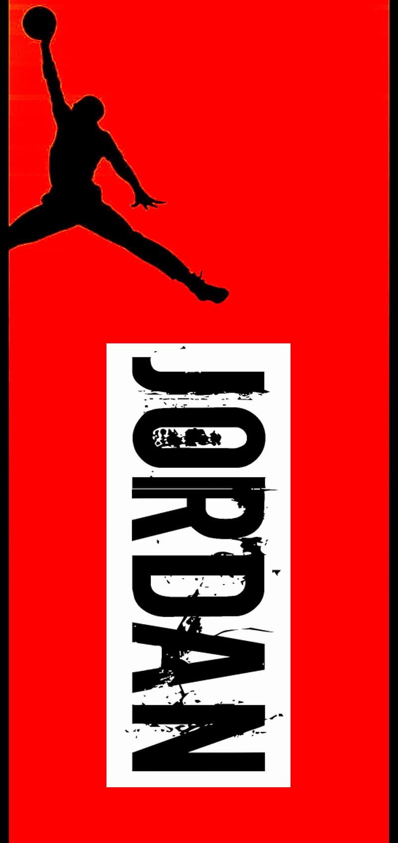 Jordan Punchhole Cam, basketball, black, camera, jordan, punchhole, realme 6, red, vivo z1 pro white, HD phone wallpaper